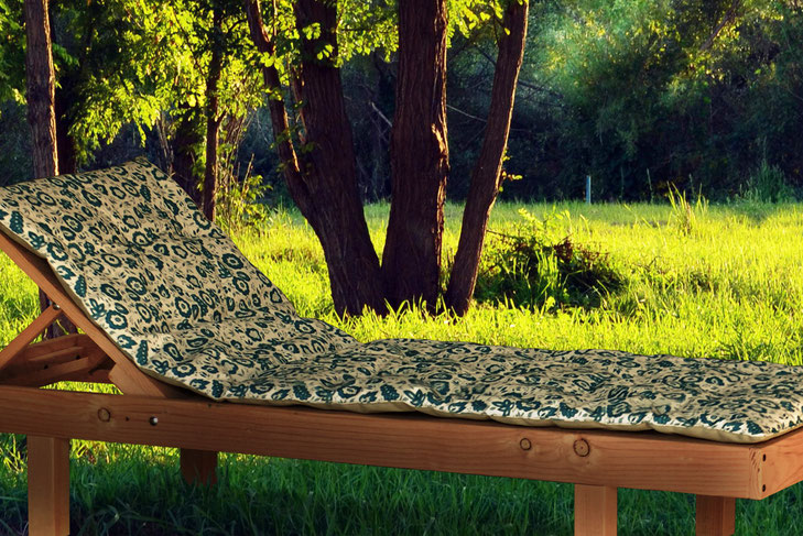 chaise longue bois extérieur made in france