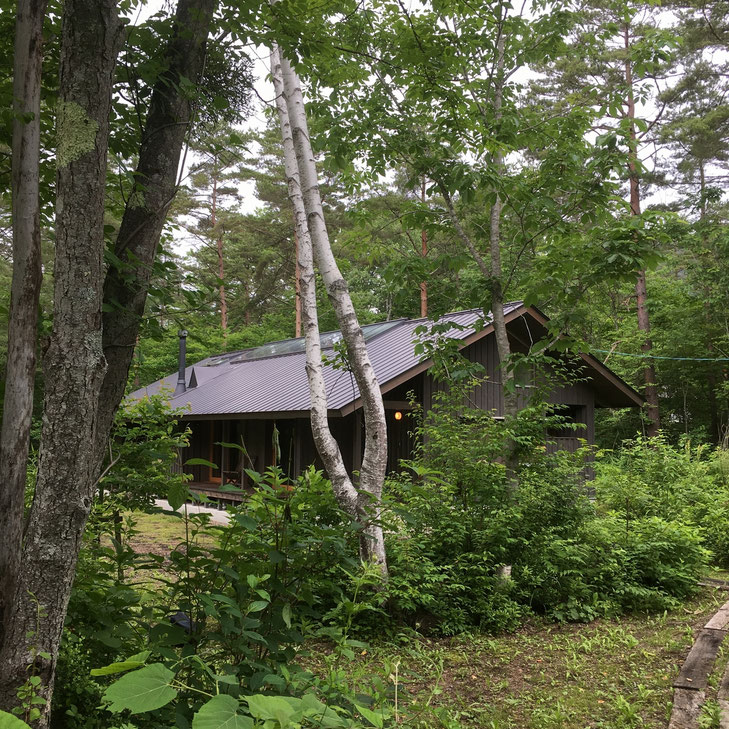 飯綱山荘　長野市　飯綱高原　海外のクライアント　木造　別荘