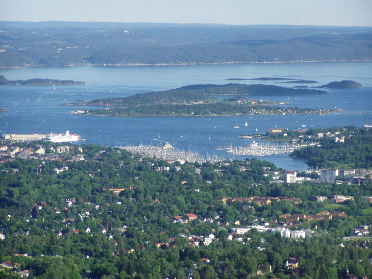 Blick über Oslo vom Holmenkollen ©Pixabay