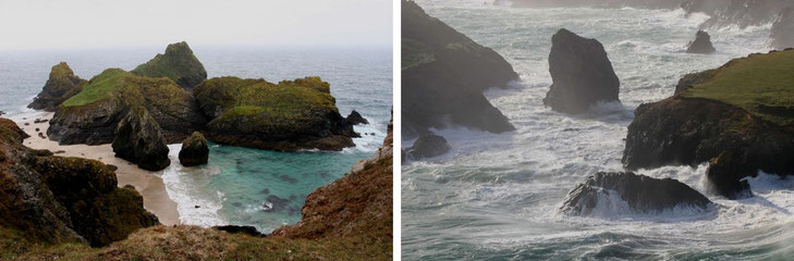Kynance Cove bei Ebbe und Flut ©My own Travel