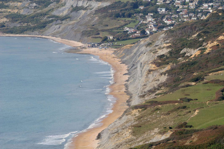 Blick vom Golden Cap auf die Jurrassic Coast ©My own Travel