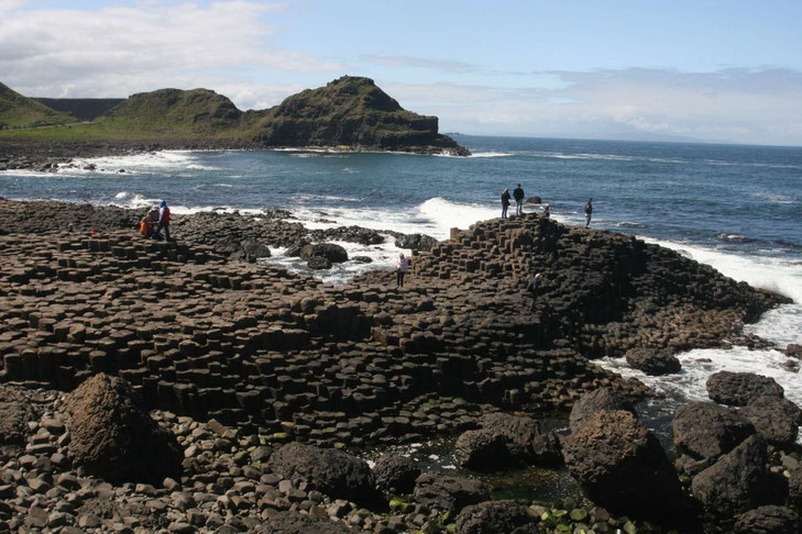 die Basaltsteingebilde am Giant's Causeway ©My own Travel
