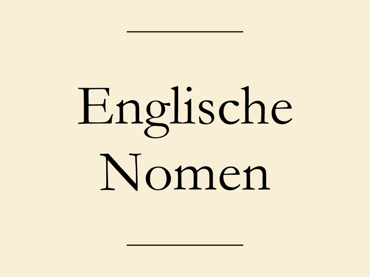 Englisch Vokabeln lernen: Die wichtigsten Nomen, Hauptwoerter. #englischlernen