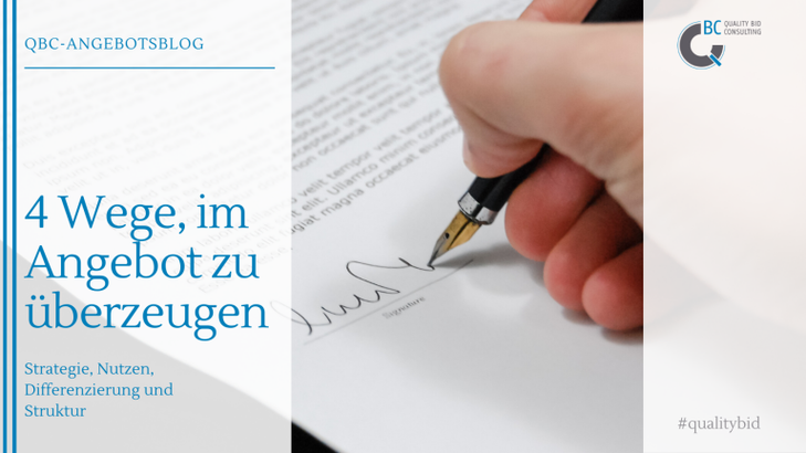 4 Wege, im Angebot zu überzeugen
