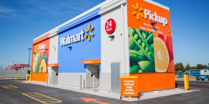 Wal-Mart's drive up grocery pick up kiosk. Place your order online and then drive to this giant vending machine and get your stuff.
