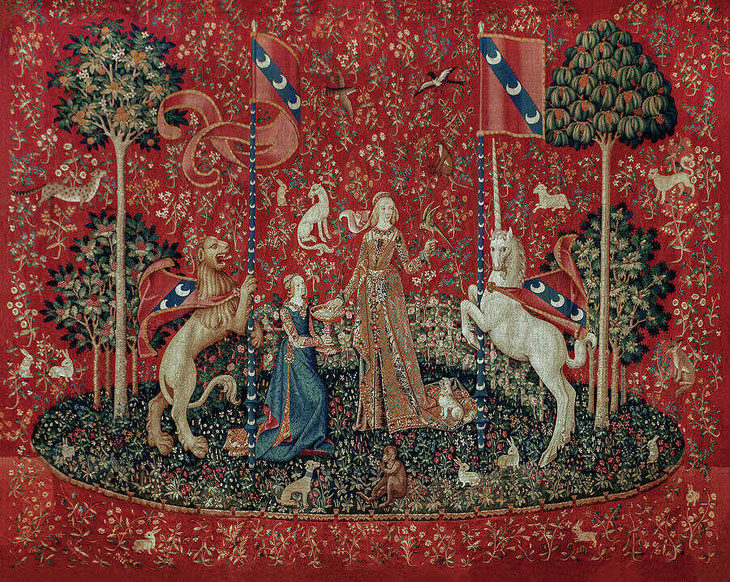 Tapisserie Médiévale (La Dame à la licorne)