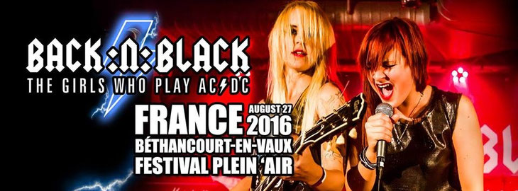 Annonce sur la page Facebook de Back:n:Black. 