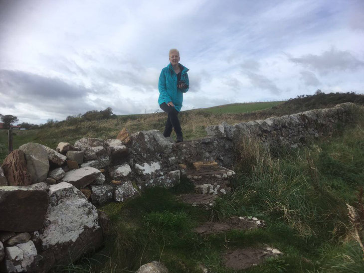 Gone with the wind on the Fife Coastal Path