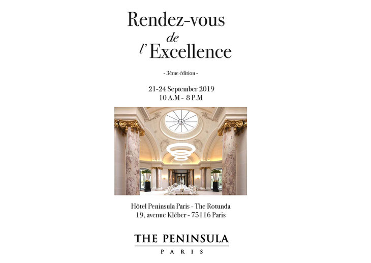 Franck Chartrain Collection will be at "Rendez-vous de l'Excellence" / Franck Chartrain Collection sera présent aux "Rendez-vous de l'Excellence" 