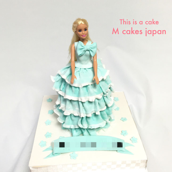 ティファニーブルーフリル ドールケーキ M Cakes エムケーキ ティファニーブルーフリル ドールケーキ M Cakes エムケーキ