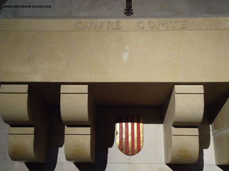 Гробница Вильфреда Волосатого - графа Барселоны