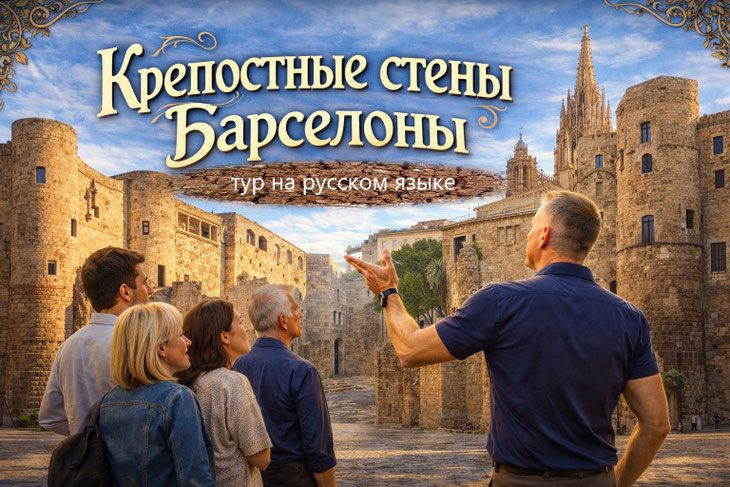 Крепостные стены Барселоны - индивидуальнпая экскурсия на русском языке