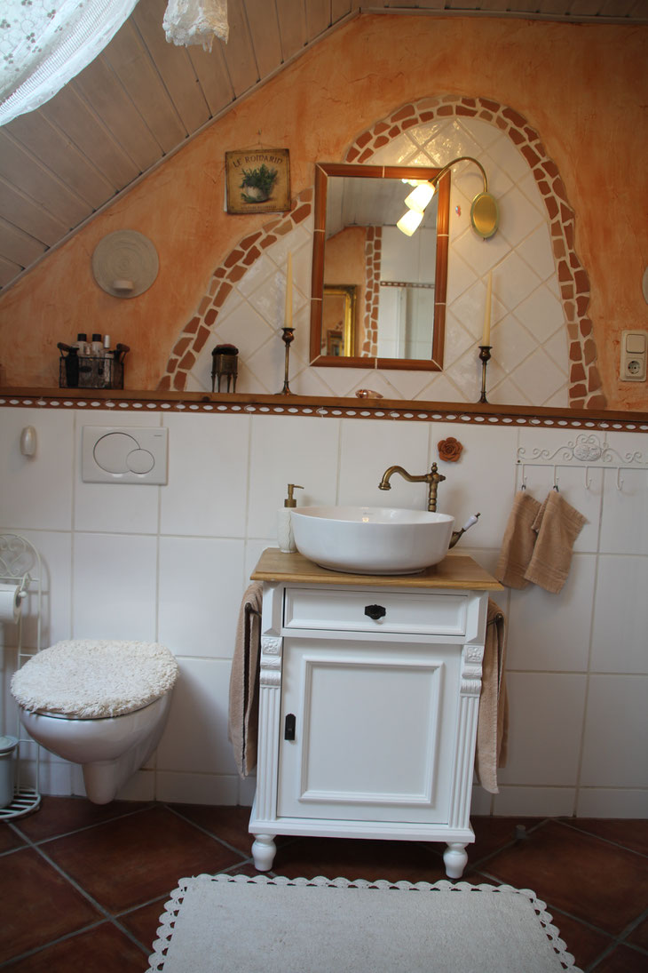 Badezimmeridee: Mediterraner Landhausstil
