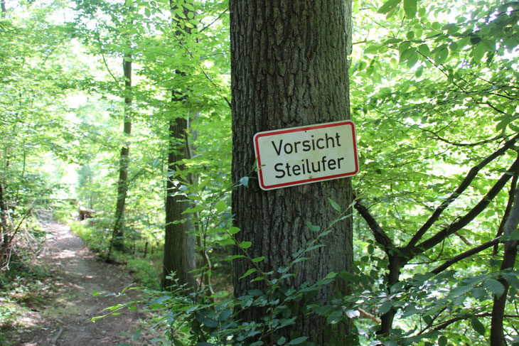 Das Schild ist ernst zu nehmen! 