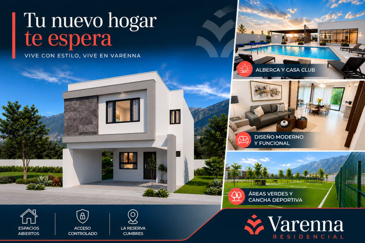 Caseta de acceso varenna residencial venta de casas en cumbres la reserva
