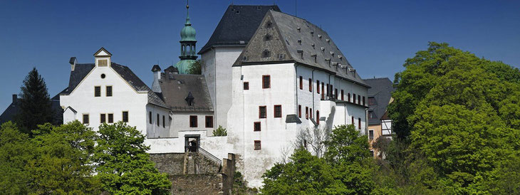 Schloss Wolkenstein, hier noch ohne Gerüst  / Bildrechte: imago ( Rainer Weisflog)