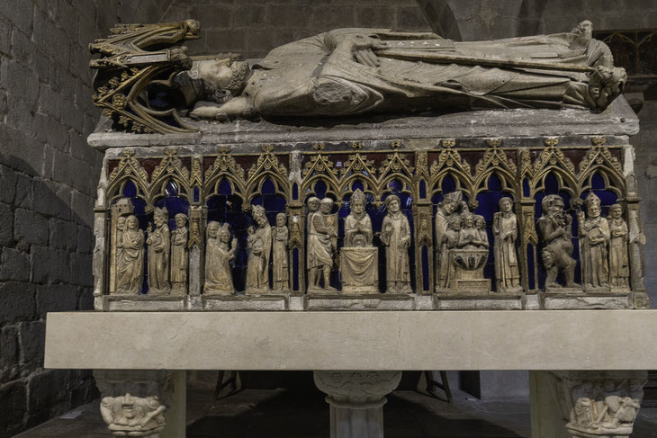Bild: Gotisches Grab von Sant Narcis in der Basilica de Sant Feliu in Girona