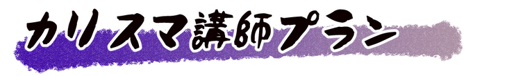 カリスマ講師プラン