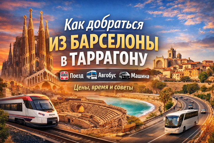 Барселона – Таррагона: как добраться (поезд, автобус, авто), цены, время и лайфхаки