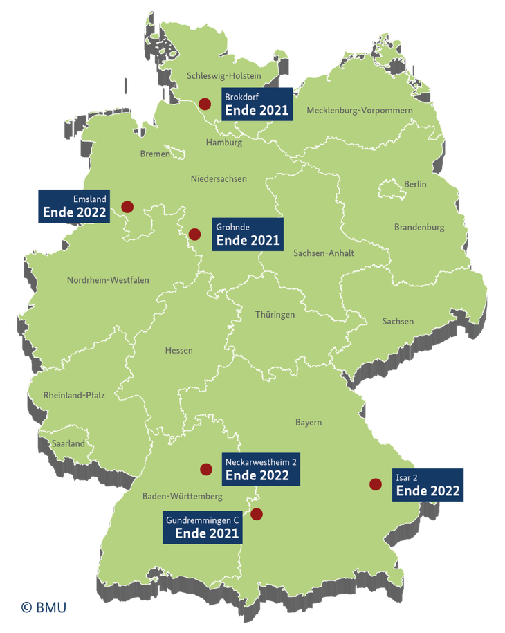 Deutsche Kernkraftwerke /www.bmu.de/themen/atomenergie-strahlenschutz/nukleare-sicherheit/aufsicht-ueber-kernkraftwerke/kernkraftwerke-in-deutschland