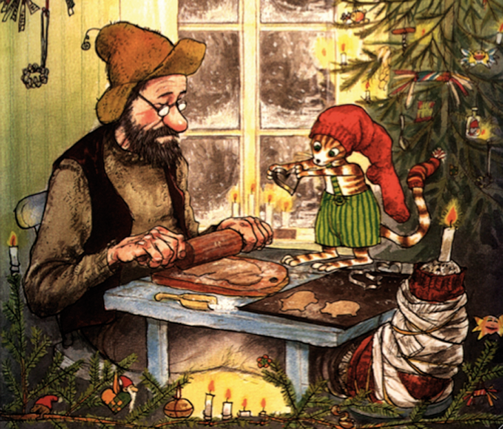 Gehört für mich zum Advent: "Findus wartet auf Weihnachten" von Sven Nordqvist