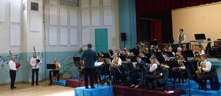 L'Harmonie Municipale de Dormans lors de son concert de printemps 2024.