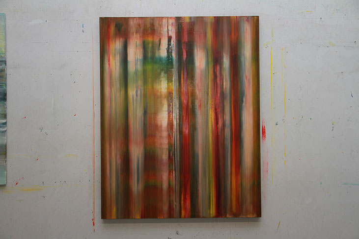 'Smoky', 2016, Öl/Holz, 143 x 112 x 6 cm