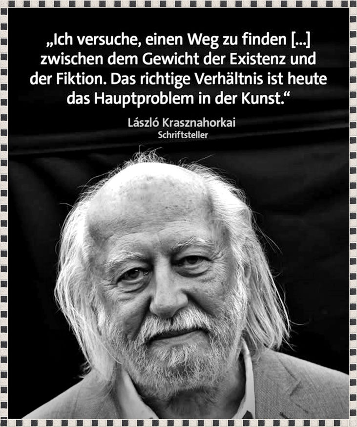 Pedro Meier – Literaturnobelpreis 2025 geht an Laszlo Krasznahorkai – Meister der Apokalypse, Darstellung des Verfalls von Zivilisation und Menschheit – in der Art von Franz Kafka, Thomas Bernhard – Archiv Pedro Meier, Multimedia Artist, Schriftsteller