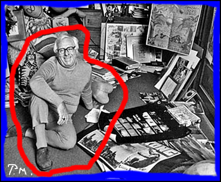 Pedro Meier – Happy Birthday Ray Bradbury, 22. August 1920 USA, Fahrenheit 451, Die Mars-Chroniken, Meister des Science-Fiction, Fantasy, Horror – Overpainted Photographs by Pedro Meier Lyriker Schriftsteller, Multimedia Artist, Conceptual Art, YouTuber