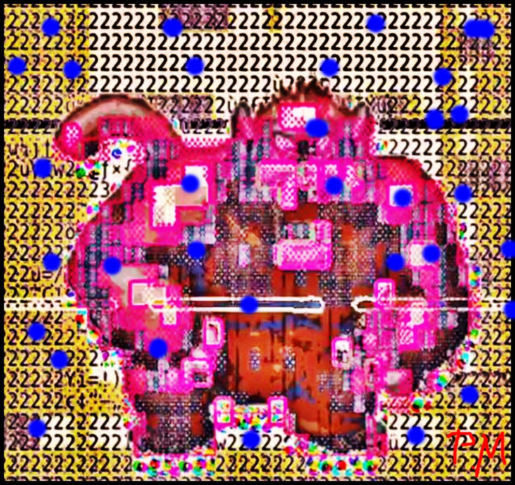 Pedro Meier – Parade der Erinnerung, »Alles geht, Alles kommt zurück; ewig rollt das Rad des Seins«, Zitat Friedrich Nietzsche, Zarathustra, Glitch Art GORILLA 2025 Artwork by Pedro Meier, Schriftsteller, Multimedia Artist, Writer, Conceptual Art, Visarte