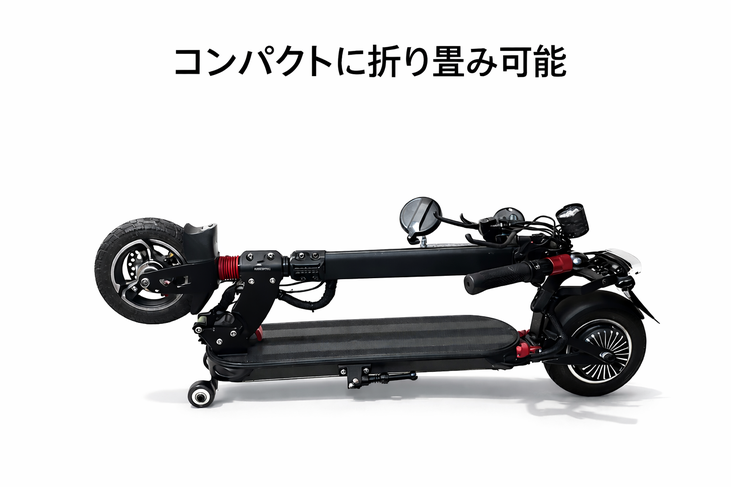 TAMOのT9SPECIAL　コンパクトに折り畳みが可能