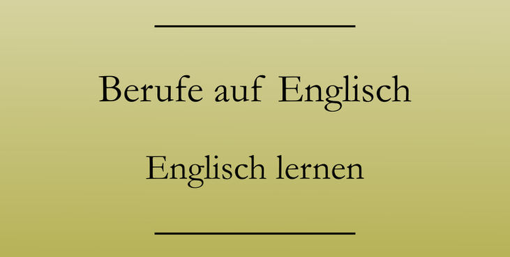 Über Berufe und Arbeit sprechen. #englischlernen