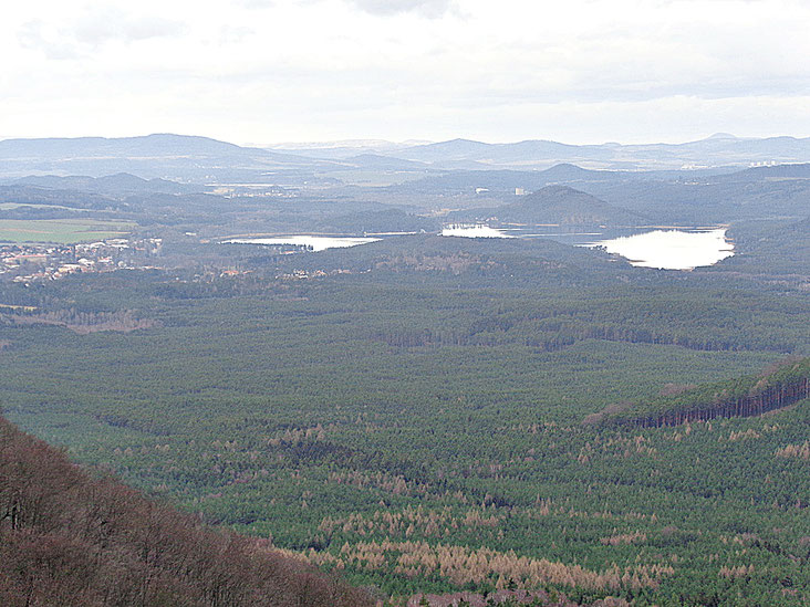 Blick ins Tal - im Hintergrund ist Macha See