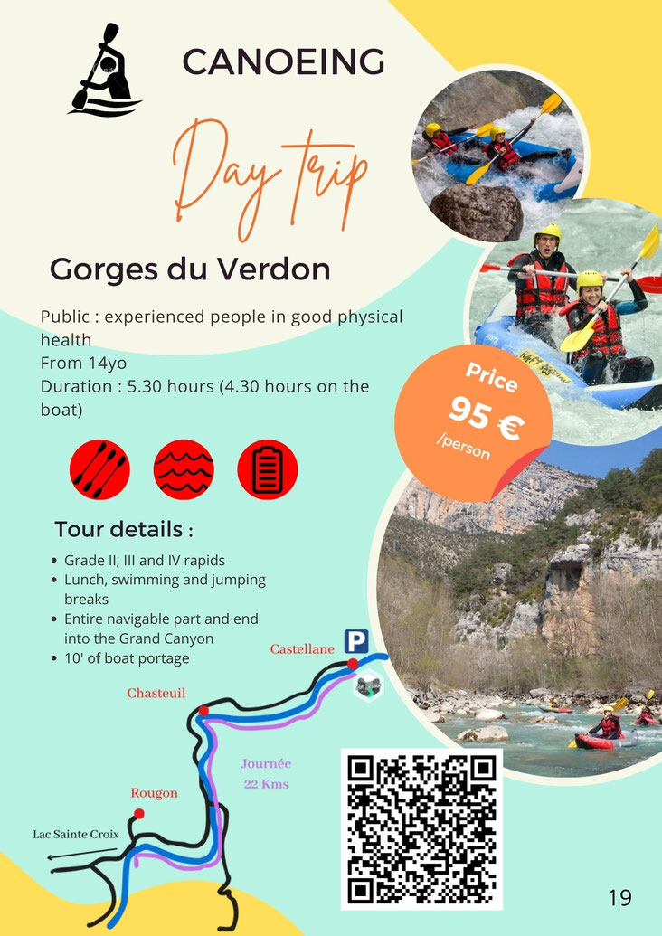canoeing verdon gorges, airboat canoe verdon, airboat kayak verdon, white water canoeing kayaking verdon