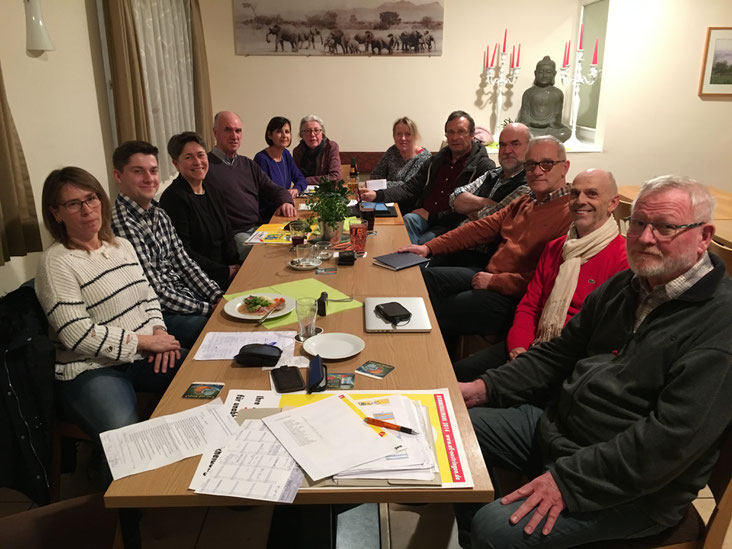 Die Kandidaten der Unabhängigen Liste für die Kommunalwahl 2019 in Östringen.
