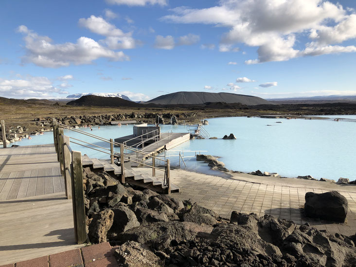 Mývatn Nature Baths Thermalbad mit türkis schimmerndem Wasser - Exklusive Islandsrundreise von My own Travel ©My own Travel