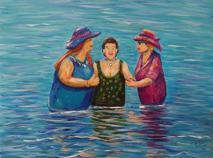 Trust. Acryl 30 x 40. 320,-