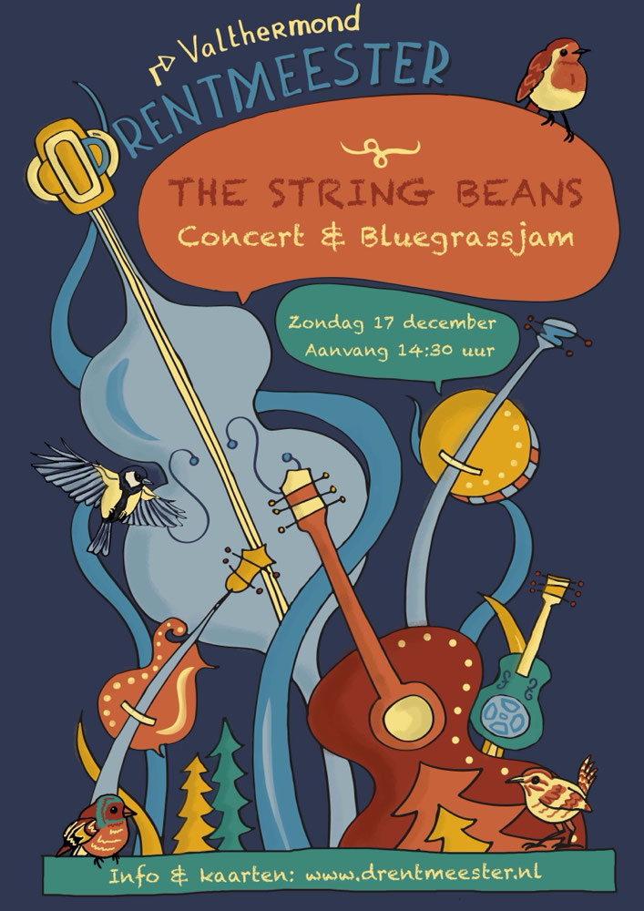 The String Beans De website van bluegrasshalfwayhouse!
