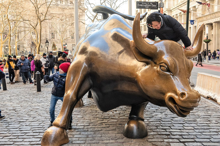 Charging Bull, Bowling Green Park, New York