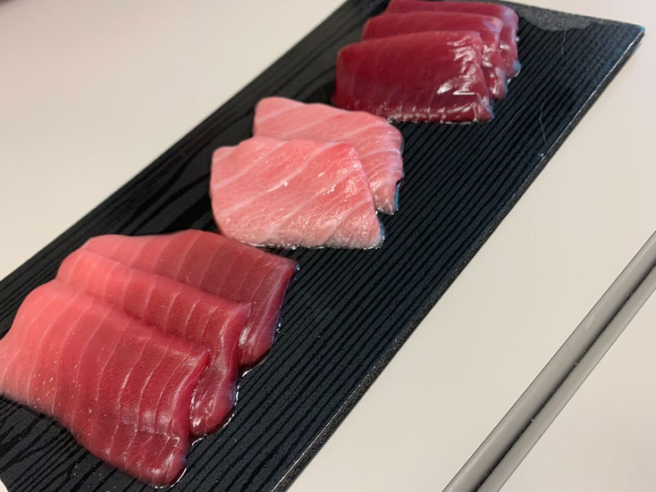 解凍後の冷凍刺身