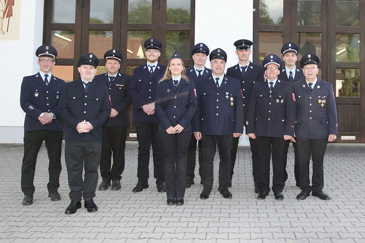 Vorstandschaft FFW Hohenfels