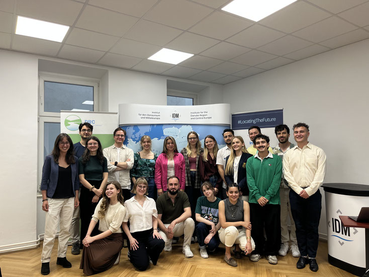 Our participants, together with Sophia Beiter, Rebecca Thorne and Francesco Danieli, organisers of the 20th DRC Summer School
