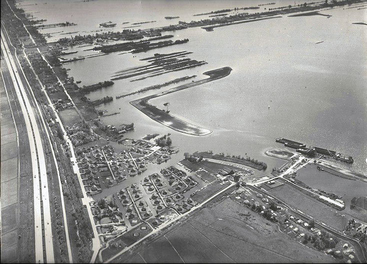 Luchtfoto Vinkeveen 1963