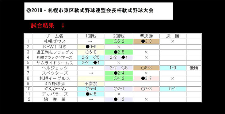 札幌市東区軟式野球連盟野球大会 札幌発 きたすぽ