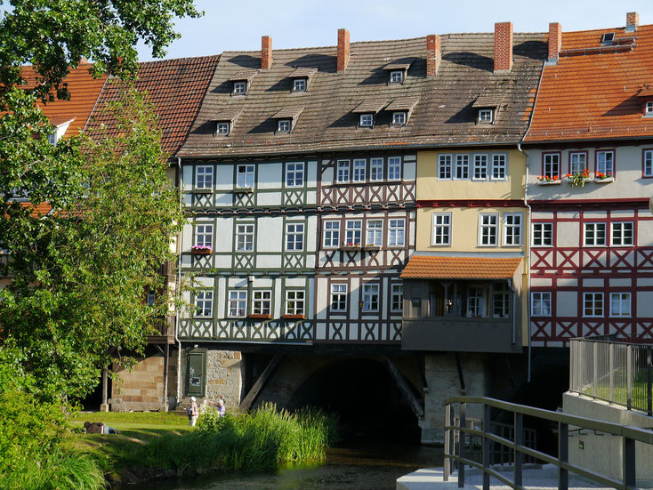 Die Krämerbrücke in Erfurt - auch Schauplatz des Krämerbrückenfests