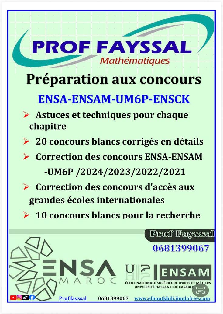 Livre de préparation aux concours des écoles d'ingénieurs 