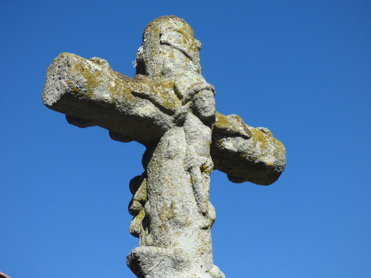 Il fut un temps à Montpezat.... croix bubonique. Photo Henri Klinz