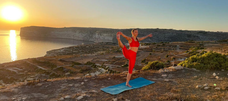 Nadine Brandl Yoga Magazin Malta Gozo Interview Studio Wien