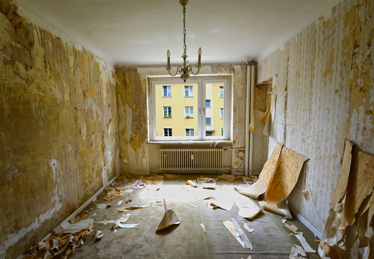 zerstörte Wohnung; Detektei Frankfurt am Main, Detektiv Frankfurt am Main, Privatdetektiv