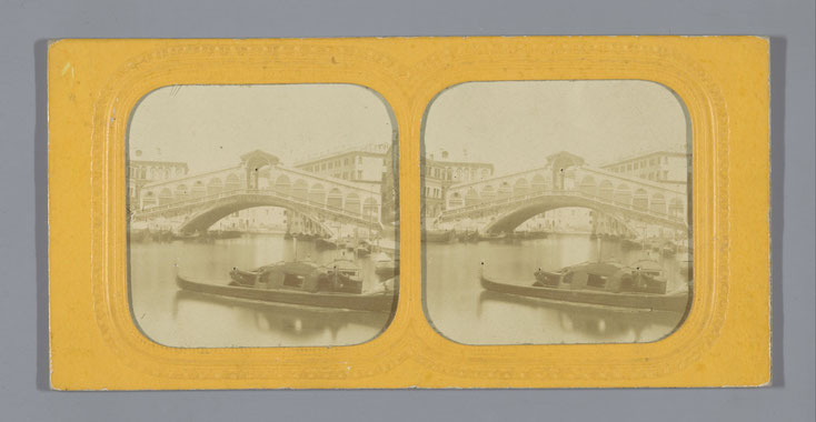 Puente de Rialto Venecia, J. Laurent 1870 Rijksmuseum
